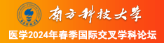 车上插入疯狂抠逼南方科技大学医学2024年春季国际交叉学科论坛